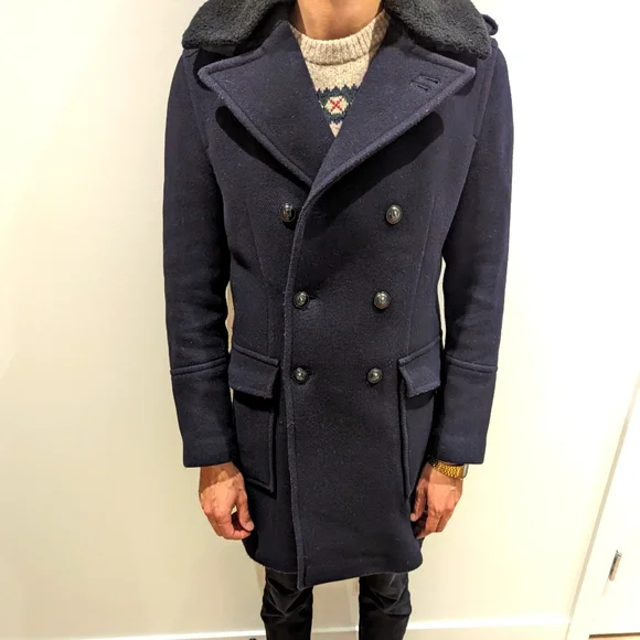 The Kooples Jackets Coats Navy Officer Wool Coat Poshmark